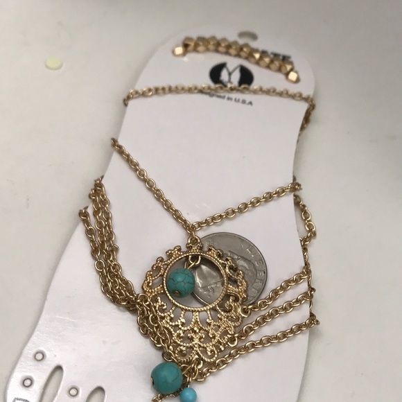 2 different boho ankle and toe ring set. - Picture 6 of 7